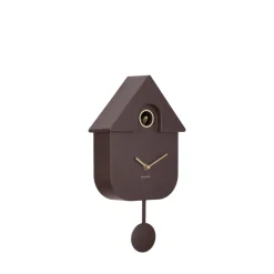 MODERN CUCKOO ORO Horloge murale en métal avec coucou