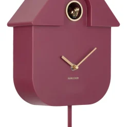 MODERN CUCKOO ORO Horloge murale en métal avec coucou