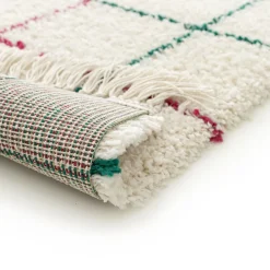 MOKA Tapis à motif quadrillage coloré