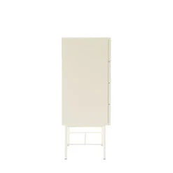 MOLLY Commode 4 tiroirs en bois et métal L79cm