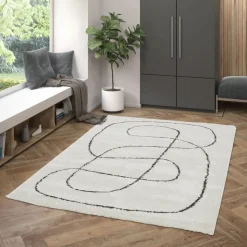 MONA Tapis contemporain à motif organique