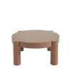 MOPI Table basse ronde en bois laqué ø85cm