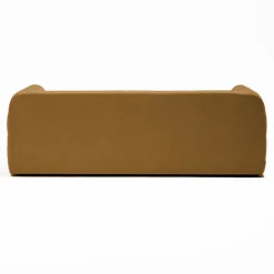 NAOS Canapé droit 3 places en tissu à effet capitonné