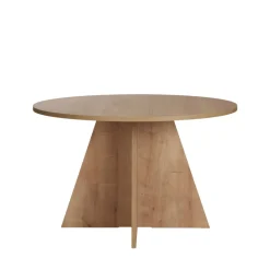 NARO Table à manger 4 personnes ronde en bois