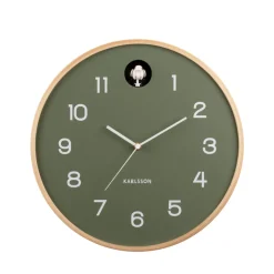 NATURAL CUCKOO Horloge murale ronde ø31,5cm