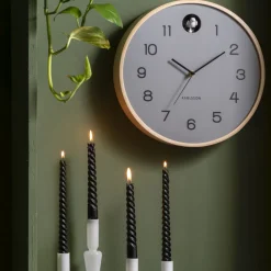 NATURAL CUCKOO Horloge murale ronde ø31,5cm