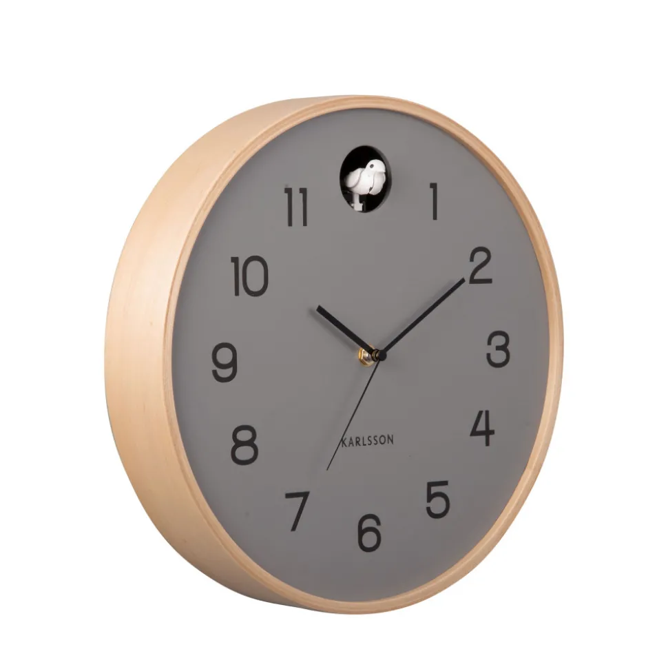 NATURAL CUCKOO Horloge murale ronde ø31,5cm