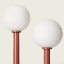 NEA Lampe à poser en métal et verre