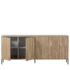 NEW GRAVURE Buffet 4 portes en bois L200cm