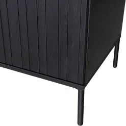 NEW GRAVURE Buffet 4 portes en bois L200cm
