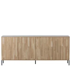 NEW GRAVURE Buffet 4 portes en bois L200cm