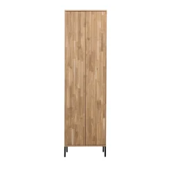 NEW GRAVURE Colonne de rangement en bois 2 portes 1 tiroir H210cm