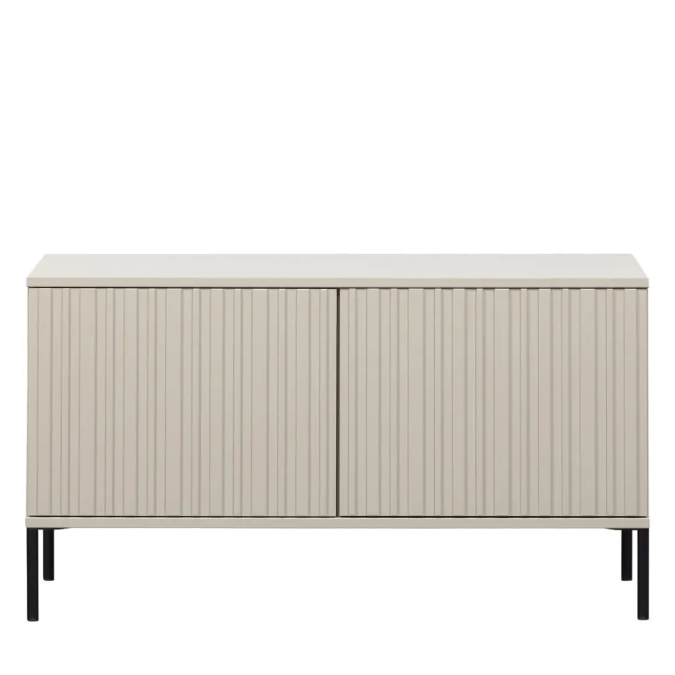 NEW GRAVURE Meuble TV 2 portes en bois L100cm