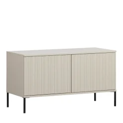 NEW GRAVURE Meuble TV 2 portes en bois L100cm
