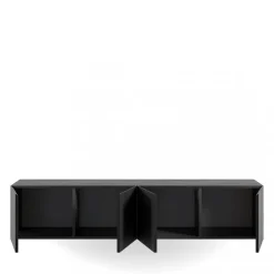 NEXA Meuble TV suspendu 4 portes en bois L180cm