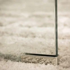 NIDO Lot de 2 tables basses gigognes en verre