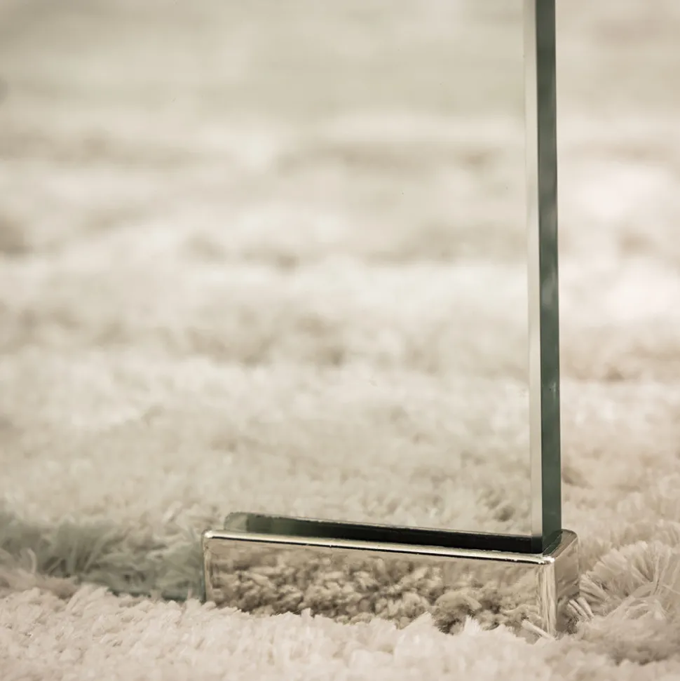 NIDO Lot de 2 tables basses gigognes en verre