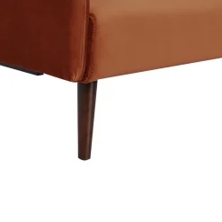 NIELSON Canapé convertible 3 places velours