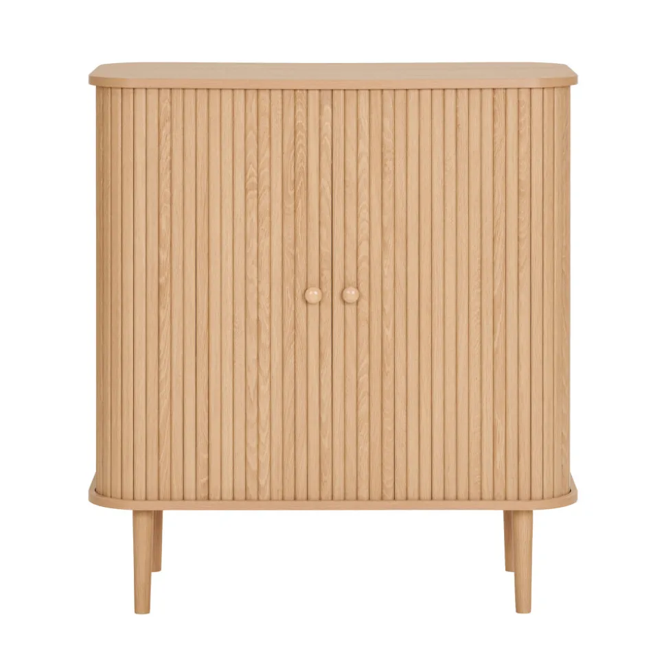 NIKKO Buffet 2 portes coulissantes en bois H87cm