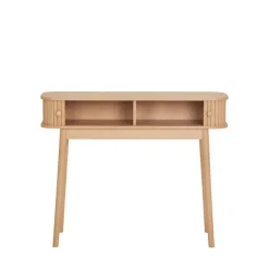NIKKO Console 2 portes coulissantes en bois L100cm
