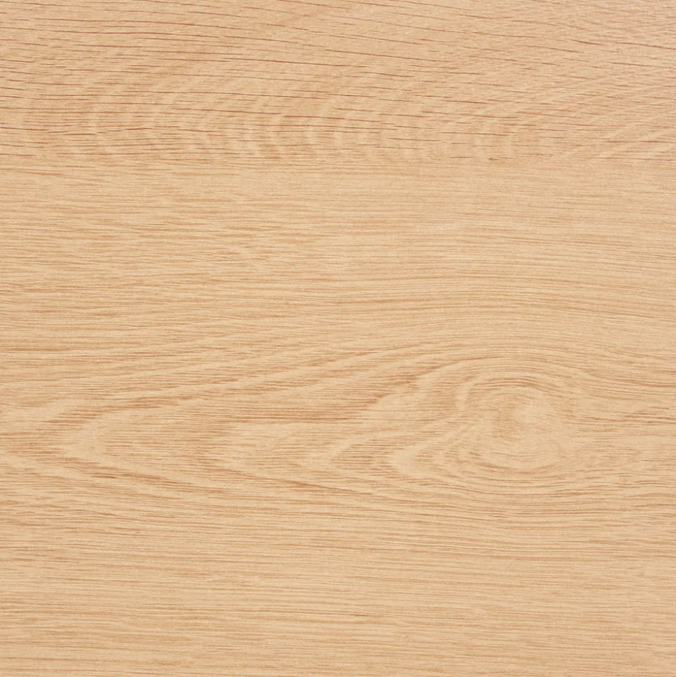 NIKKO Table de chevet 2 portes coulissantes en bois