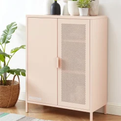 NINO Buffet haut 2 portes en métal PANTONE H100cm