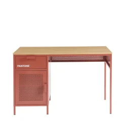 NINO Bureau 1 porte 1 tiroir en métal PANTONE L120cm