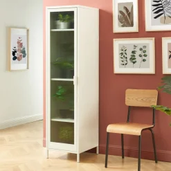 NINO Colonne de rangement 1 porte en métal PANTONE H180cm