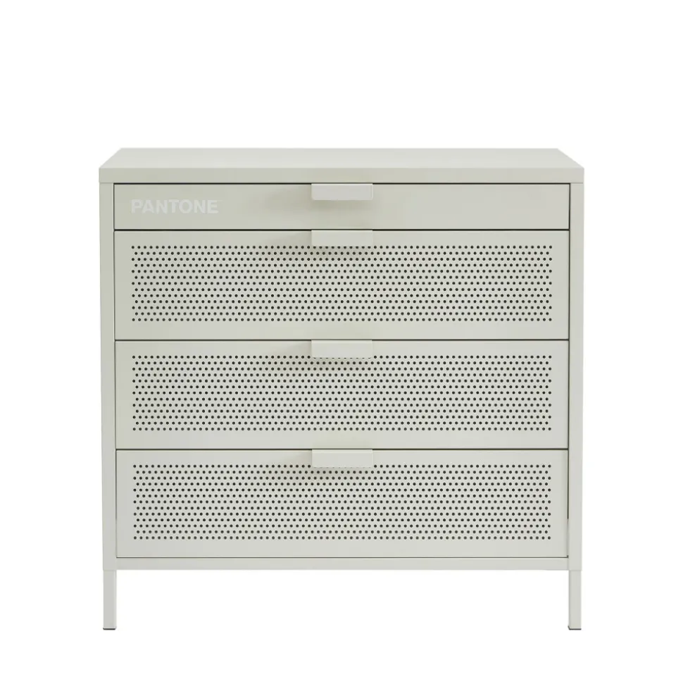 NINO Commode 4 tiroirs en métal PANTONE L80cm