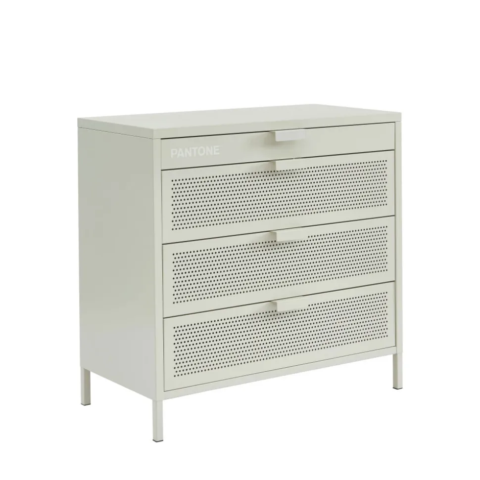 NINO Commode 4 tiroirs en métal PANTONE L80cm