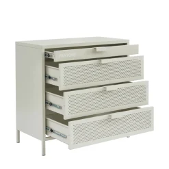NINO Commode 4 tiroirs en métal PANTONE L80cm