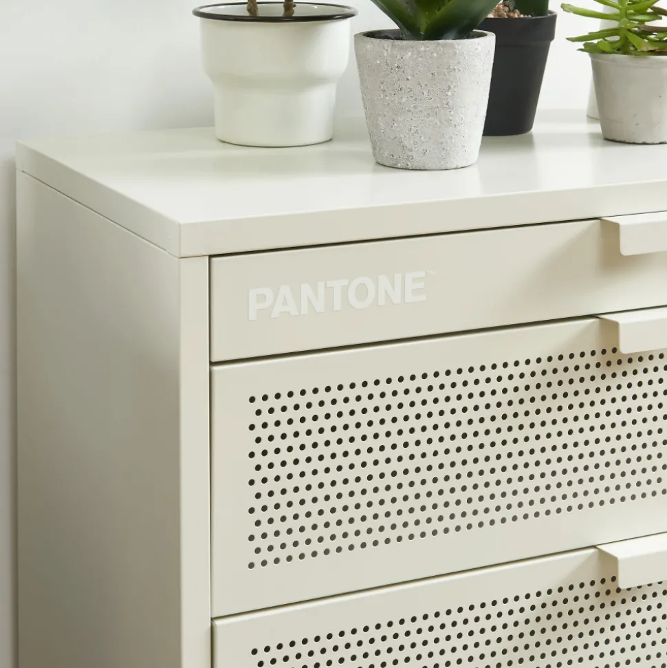 NINO Commode 4 tiroirs en métal PANTONE L80cm