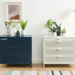 NINO Commode 4 tiroirs en métal PANTONE L80cm