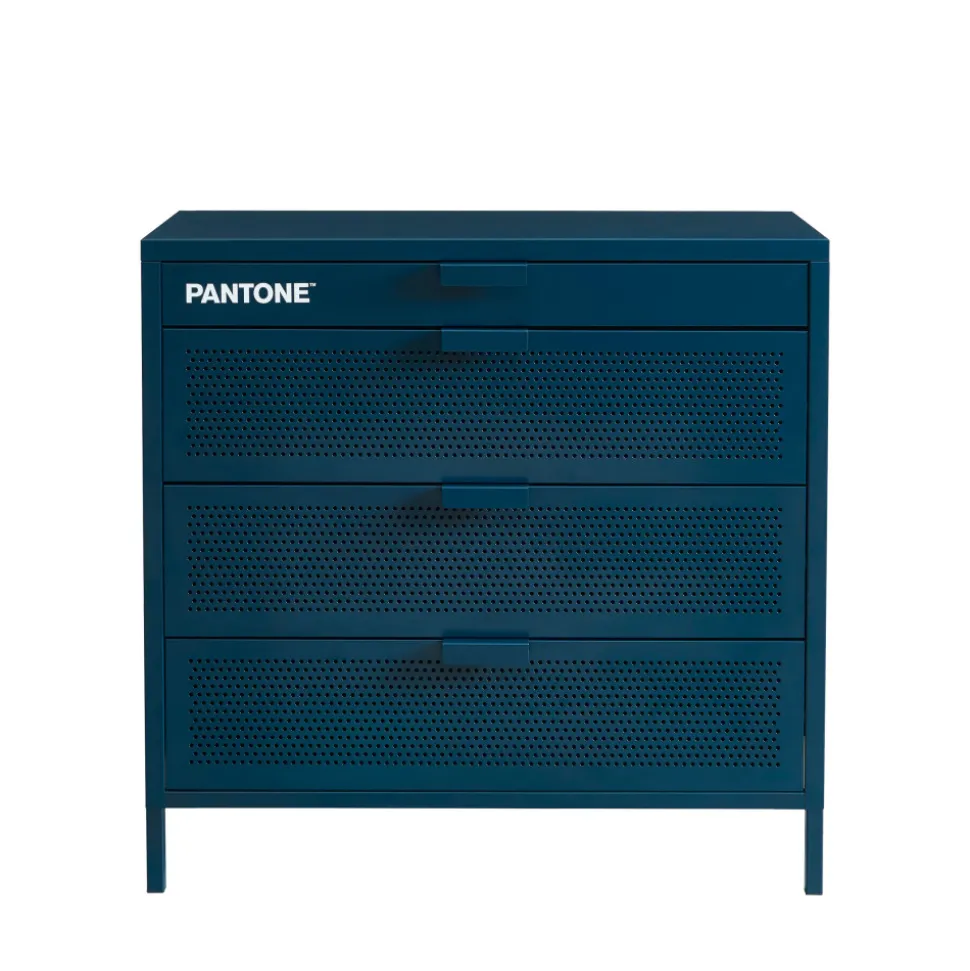 NINO Commode 4 tiroirs en métal PANTONE L80cm