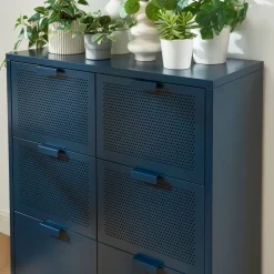 NINO Commode 6 tiroirs en métal PANTONE L90cm