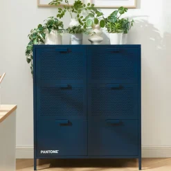 NINO Commode 6 tiroirs en métal PANTONE L90cm