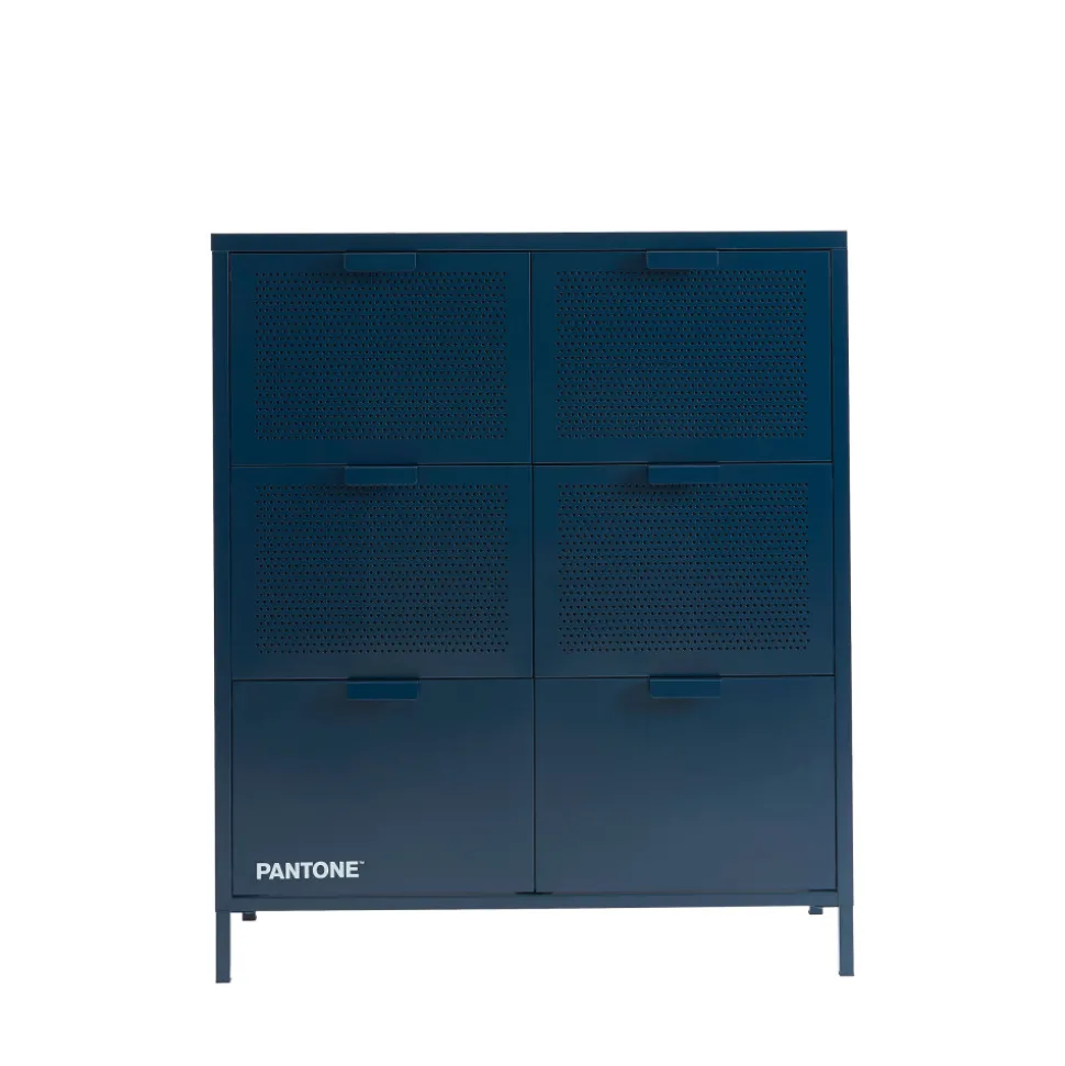 NINO Commode 6 tiroirs en métal PANTONE L90cm