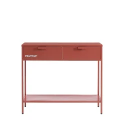 NINO Console 2 tiroirs en métal PANTONE L100cm