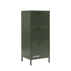 NINO Petit meuble de rangement 3 tiroirs en métal PANTONE H105cm