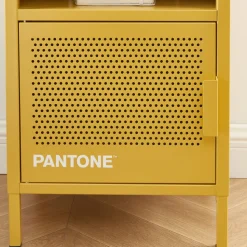 NINO Table de chevet 1 porte en métal PANTONE