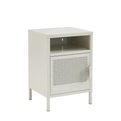NINO Table de chevet 1 porte en métal PANTONE