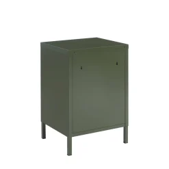 NINO Table de chevet 1 porte en métal PANTONE