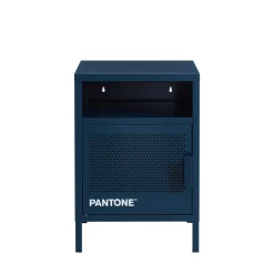 NINO Table de chevet 1 porte en métal PANTONE
