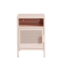 NINO Table de chevet 1 porte en métal PANTONE