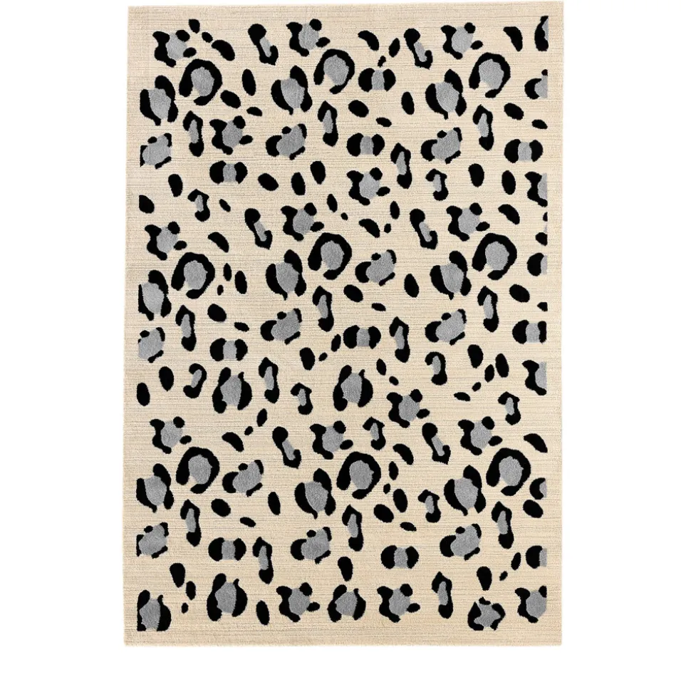 NOMAD Tapis contemporain à motifs léopard