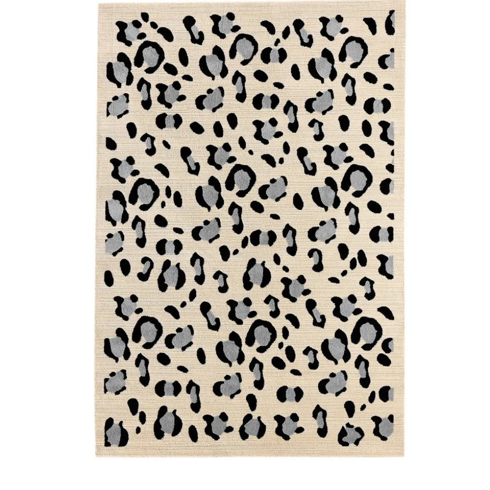 NOMAD Tapis contemporain à motifs léopard
