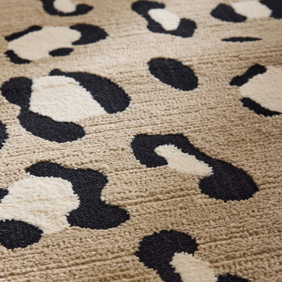 NOMAD Tapis contemporain à motifs léopard