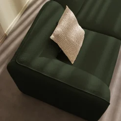 NOOR Angle réversible pour canapé modulable en tissu bouclette