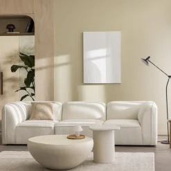NOOR Chauffeuse pour canapé modulable en tissu bouclette