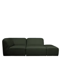 NOOR Chauffeuse pour canapé modulable en tissu bouclette